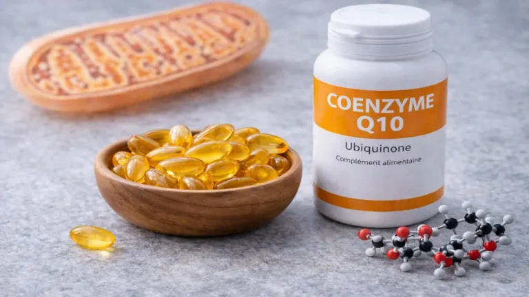 coenzyme q10 complement ubiquinone capsules molles energie cellulaire mitochondries antioxydant