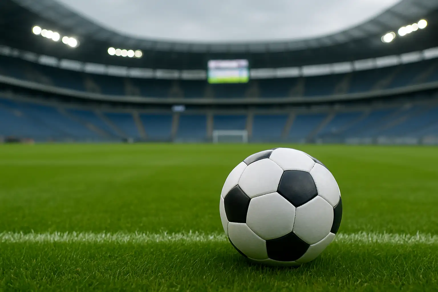 Stade de football moderne évoquant les joueurs de Chelsea et l’univers du club londonien